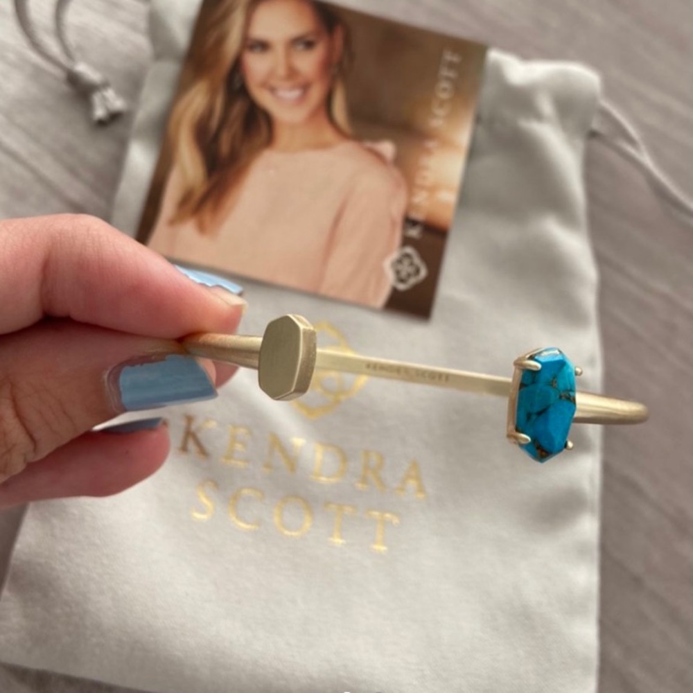 Kendra Scott Elton Gold Cuff Bracelet. NWT